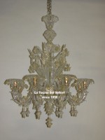 Lampadari Murano semirezzonico classico oro