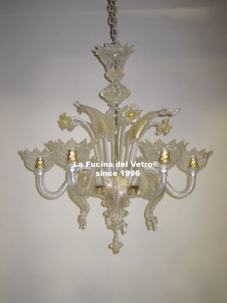 Lampadario in vetro di murano classico vendita on line Lampadario in vetro di murano