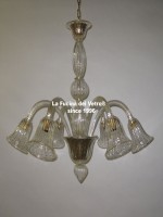 Lampadari Murano moderno cristallo bolle in giu