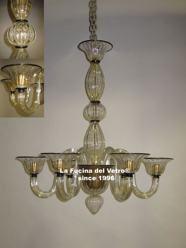 Lampadario in vetro di murano bolle vendita on line Lampadari moderni murano