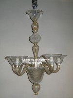 Lampadari Murano moderno cristallo filigrana