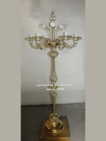 Lampadari Murano piantana rezzonico oro reale