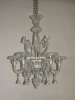 Lampadari Murano stri argento