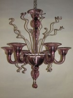 Lampadari Murano varigola bicolore